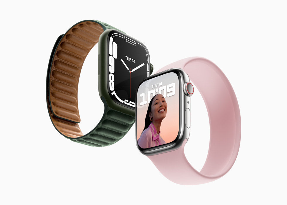 BIGGER SCREEN WITH HIGHER DURABILITY: APPLE WATCH SERIES 7