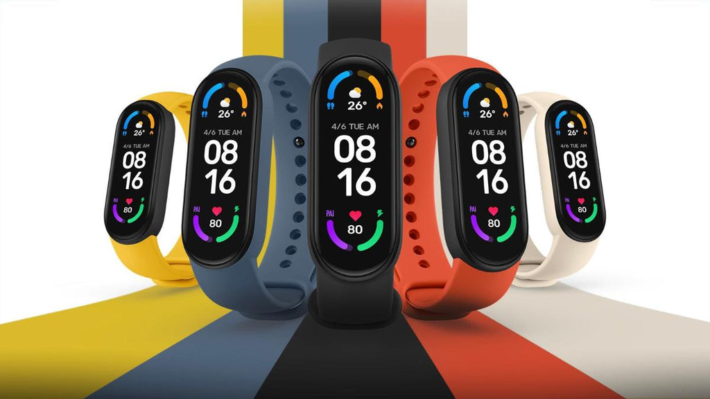 XIAOMI MI BAND 6 WITH AN AMOLED DISPLAY AND 5 ATM WATER RESISTANCE