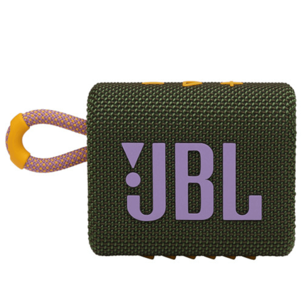 JBL GO 3 Ultra Portable WaterProof Bluetooth Speaker, Green - milaaj