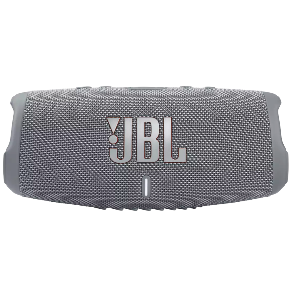 <transcy>JBL Charge 5 مكبر صوت محمول مقاوم للماء مع باور بانك ، رمادي</transcy>