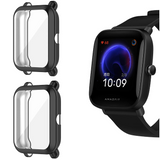 Amazfit Bip U Pro Smartwatch with SpO2 , Built in Alexa- Black