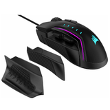 Corsair Glaive RGB Pro Optical Gaming Mouse , Wired - Black - milaaj