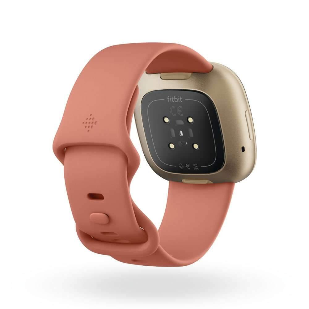 Fitbit Versa 3 Health Fitness Smartwatch, Pink Clay | FB511GLPK - milaaj
