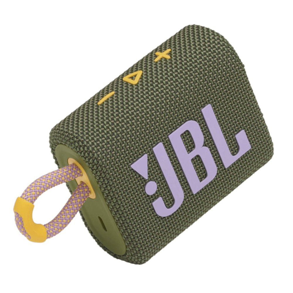 JBL GO 3 Ultra Portable WaterProof Bluetooth Speaker, Green - milaaj