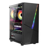 ABKONCORE C700 ATX Steel Body with Dust Filter, LED Bar, 3+2 Driver Bays, USB 3.0 Cooling FAN & Radiator, Mid Tower Gaming Case