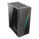 ABKONCORE C700 ATX Steel Body with Dust Filter, LED Bar,3+2 Driver Bays,USB 3.0 Cooling FAN & Radiator, Mid Tower Gaming Case - milaaj