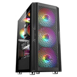 ABKONCORE C800 ,EATX ,Steel Body ,RGB Fan, Powerful Cooling ,4+2 Driver Bays, LED Controller ,Mid Tower,USB 3.0,  Gaming Case - milaaj