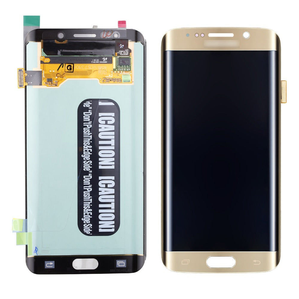 Mobile Phone Display Repairing for Samsung S6 EDGE PLUS G928 LCD Display + Digitizer Touch Screen - Gold