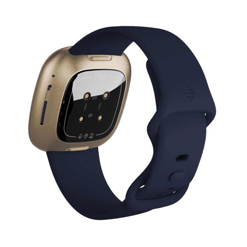 Fitbit Versa 3 Health Fitness Smartwatch, Midnight Blue | FB511GLNV - milaaj