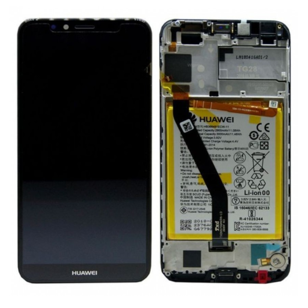 Mobile Phone LCD + Touch Pad For Huawei Y6 Repairing 2018 - Black