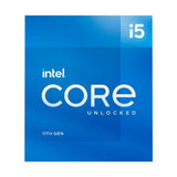 intel 11th Gen Core i5-11600K, 6 Cores, 4.9 GHz Maximum Turbo Frequency, DDR4-3200 Memory, 12MB Cache Memory, LGA 1200 Processor - BX8070811600K