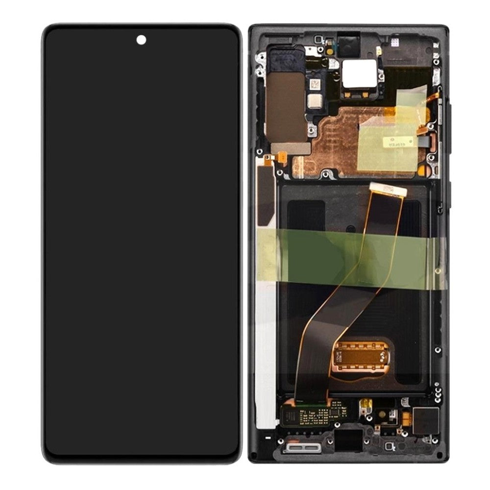 LCD Samsung Original 100% LCD Display Touch Screen Digitizer Assembly for Samsung Galaxy NOTE 10 PLUS N975 BLACK - milaaj