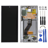 LCD Samsung Original 100% LCD Display Touch Screen Digitizer Assembly for Samsung Galaxy NOTE 10 PLUS N975 SILVER - milaaj