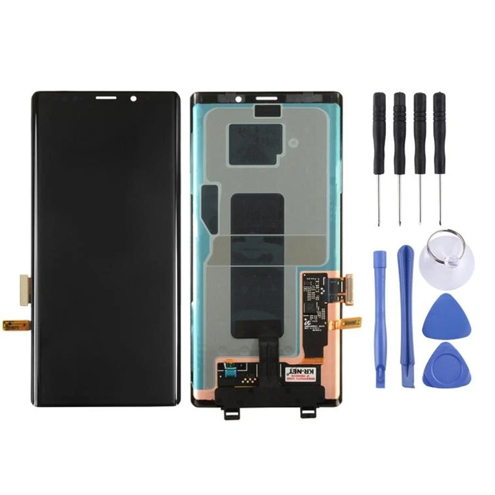 LCD Samsung Original 100% LCD Display Touch Screen Digitizer Assembly for Samsung Galaxy Note 9 N960, Black - milaaj