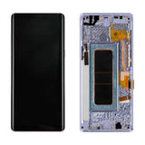 LCD Samsung Original 100% Smartphone Displays BZN Front Housing LCD Frame Bezel Plate for Samsung Galaxy Note 8 N950, Violet - milaaj